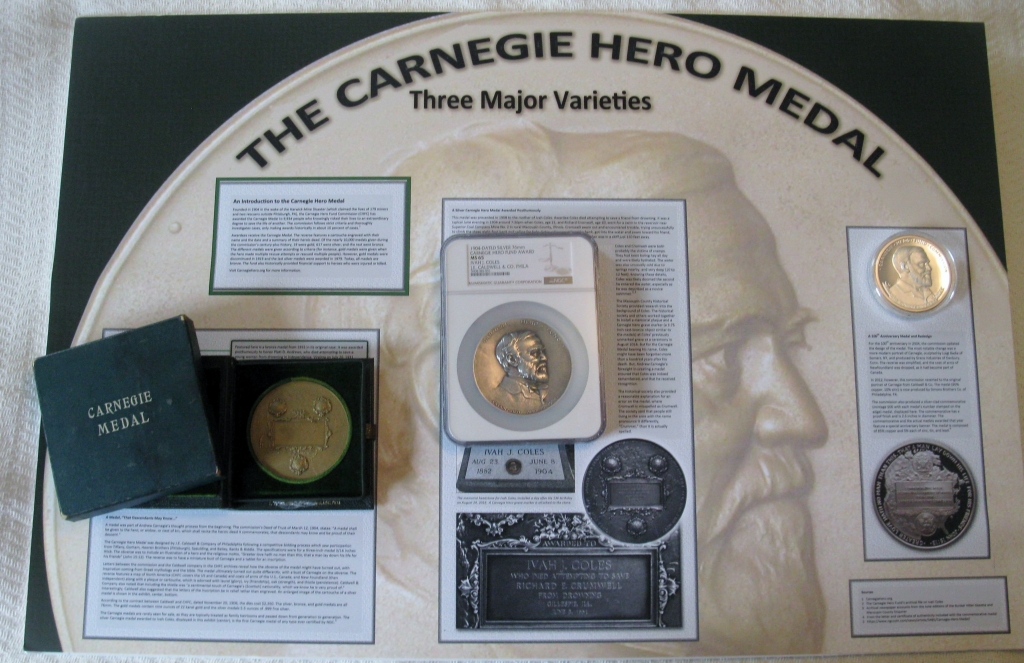 Carnegie Medal exhibit