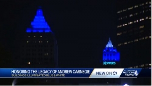 Lights commemorate Carnegie