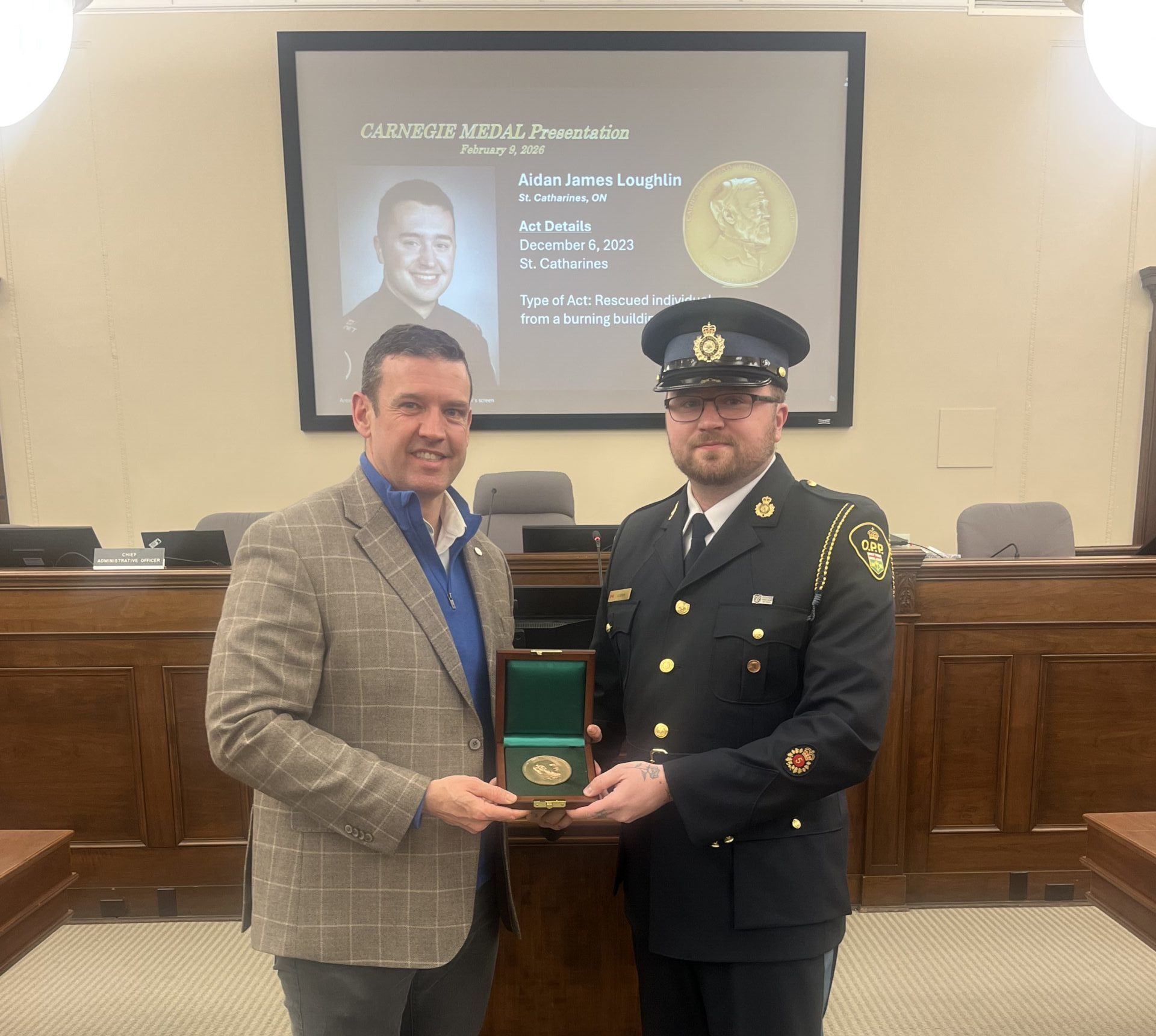 Carnegie Medal presentation to Aidan James Loughlin – Carnegie Hero ...